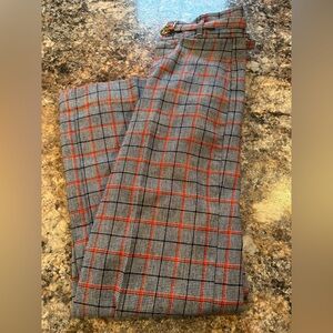 Vintage high-waisted, wide-leg trousers